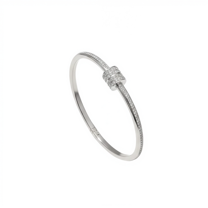 Minimalist Zircon Chain Bracelet