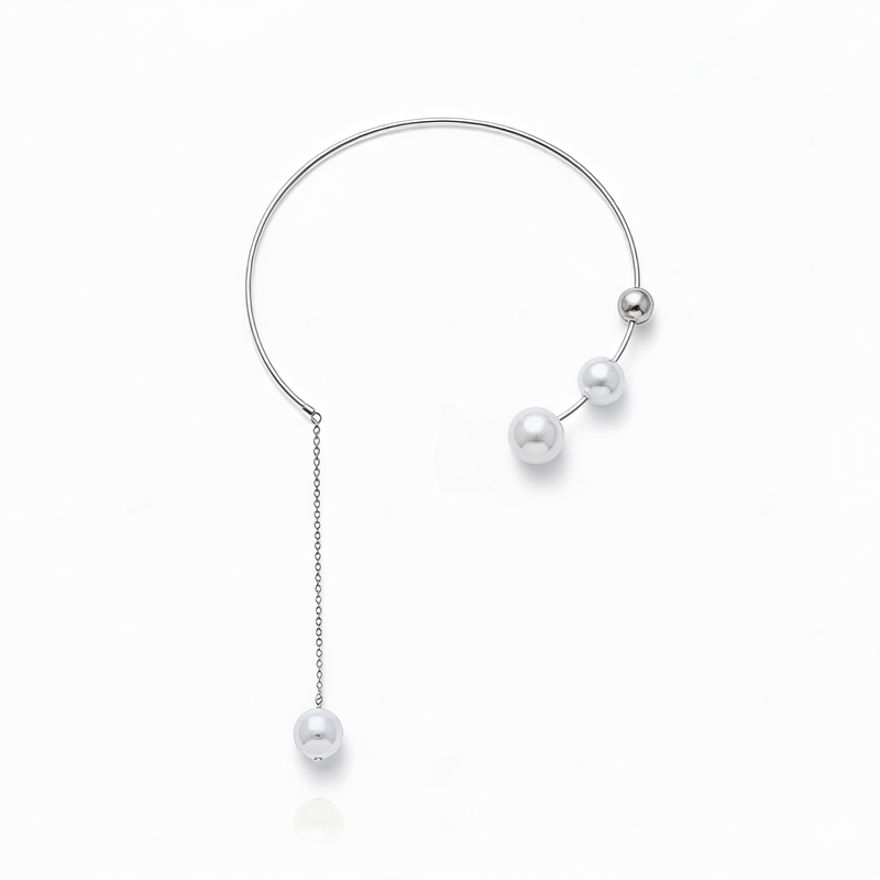Luxury Pearl Drop Statement Choker