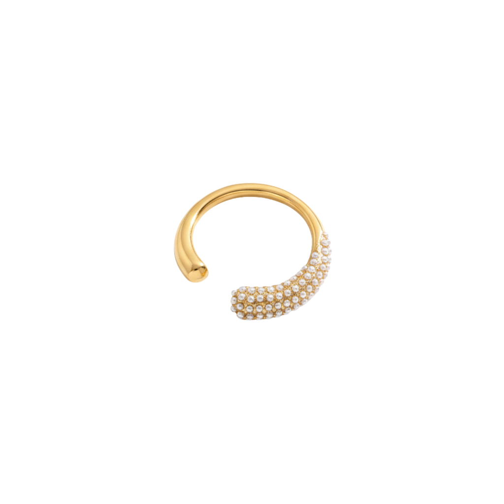 Pearl Open Cuff Ring