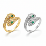 Coiled Snake Statement Ring