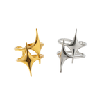 Double North Star Statement Ring