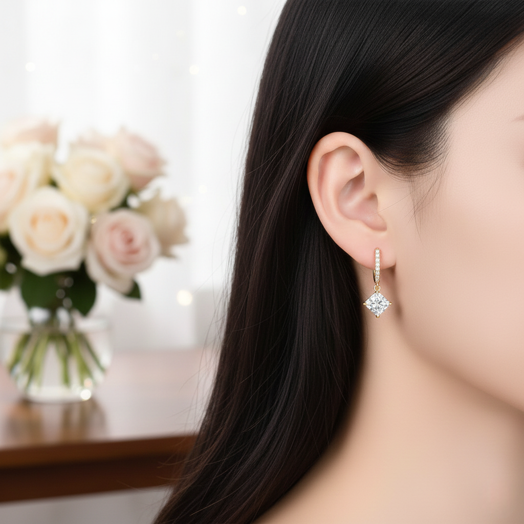 The 'Grand Sparkle' Dangle Earrings