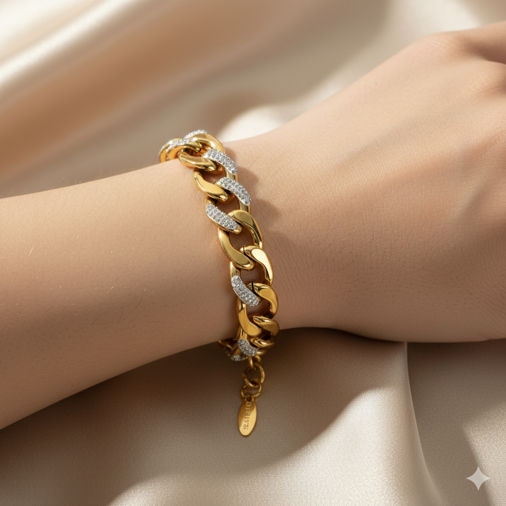 Classic Cuban Link Gold Bracelet