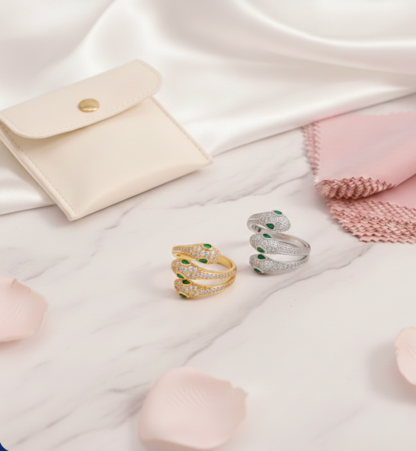 Coiled Snake Statement Ring