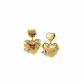 The 'Everyday Knot' Minimalist Heart Stud Earrings