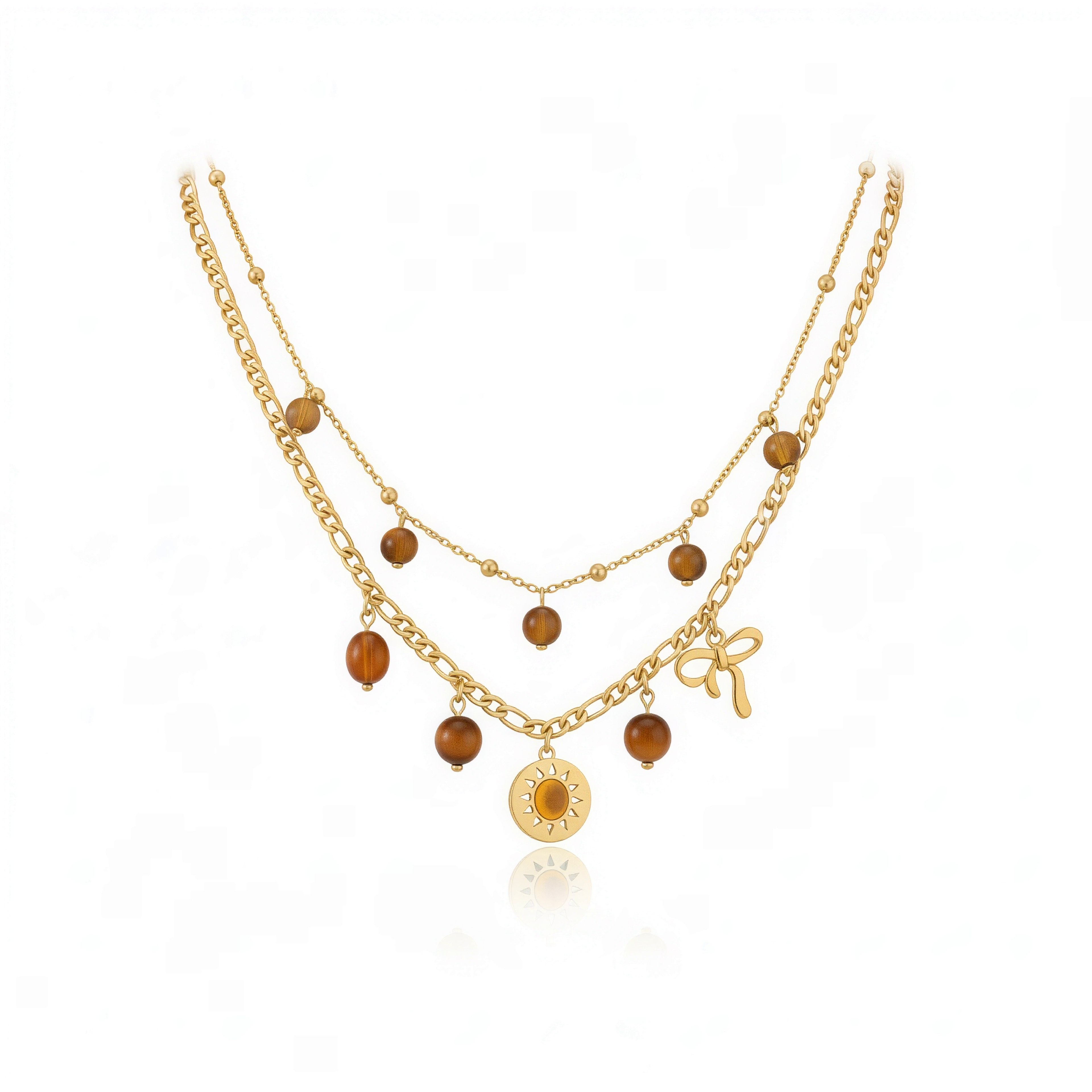 Solis & Bow Double Layered Necklace