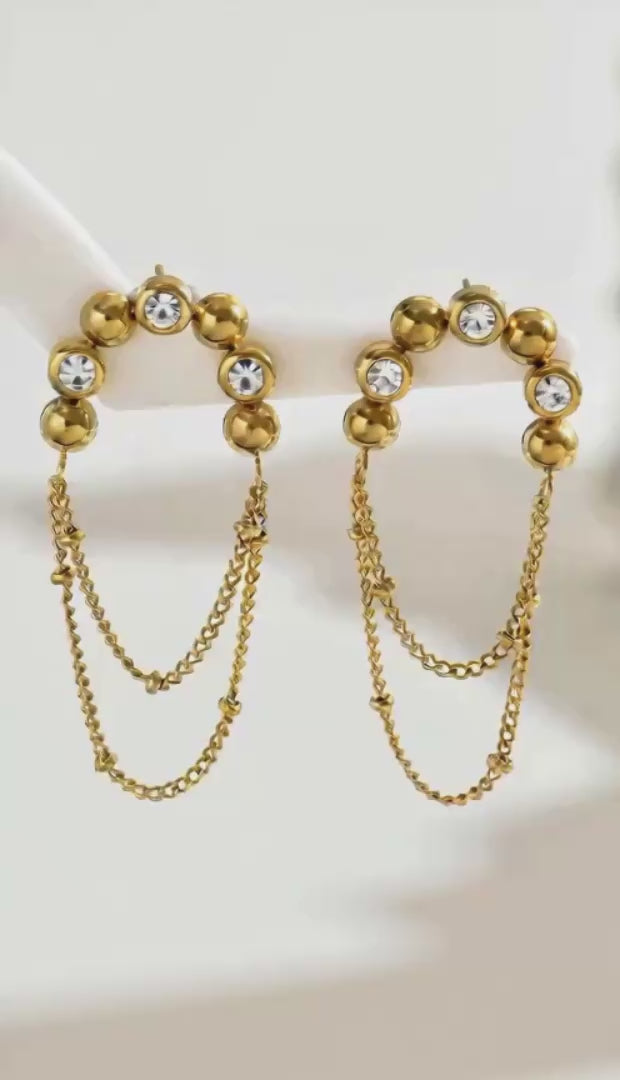 Elise Tassel Drop Earrings
