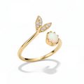 Pearl Leaf Ring